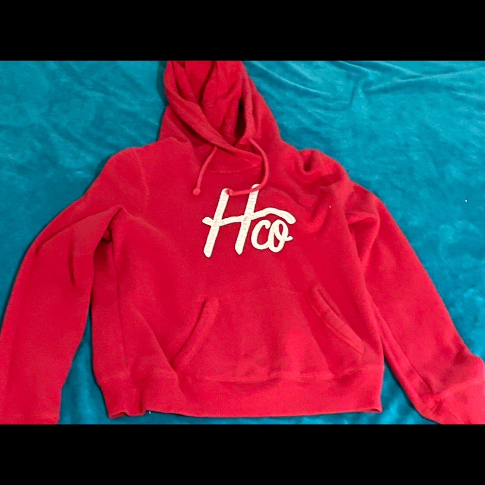Red Hollister hoodie